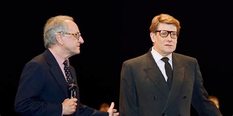 pierre berge and yves Saint Laurent